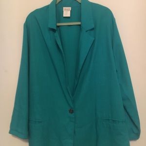Green Plus preferred loose fitting blazer sz 18/38